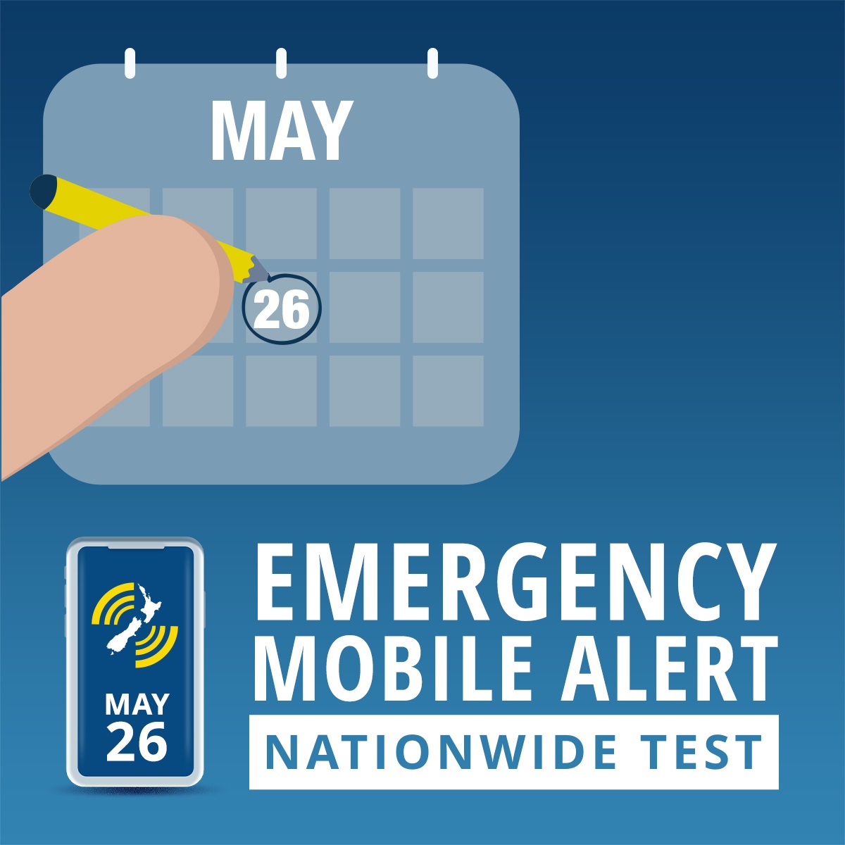 Emergency Mobile Alert - Nationwide test 26 May 2024.