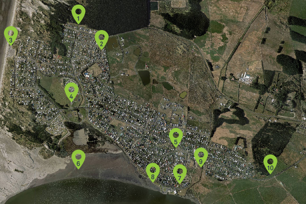 Proposed Foxton Beach Reserves Investment Plan Map.