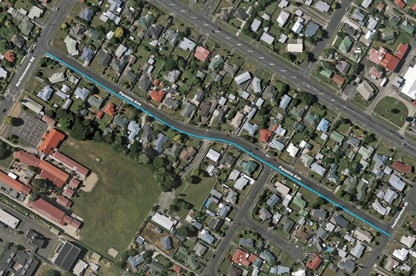 Parsons Avenue.