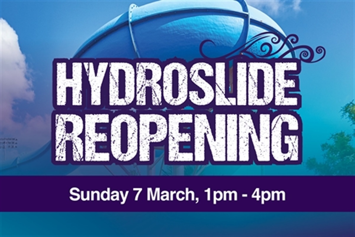 Levin Aquatic Centre Hydroslide Reopening Event Horowhenua District Council