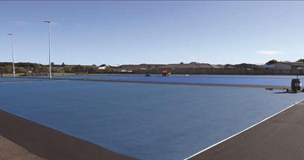 The Donnelly Park netball courts have been resealed.