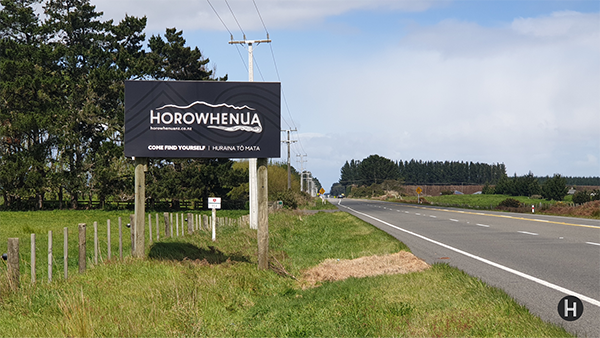 Horowhenua Brand - Roadsite billboards.