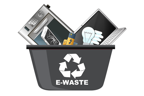 E-Waste recycling.