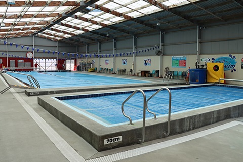 Foxton Pools - interior Kiddie pool.