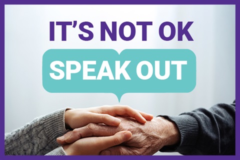 It's not ok-speak up.