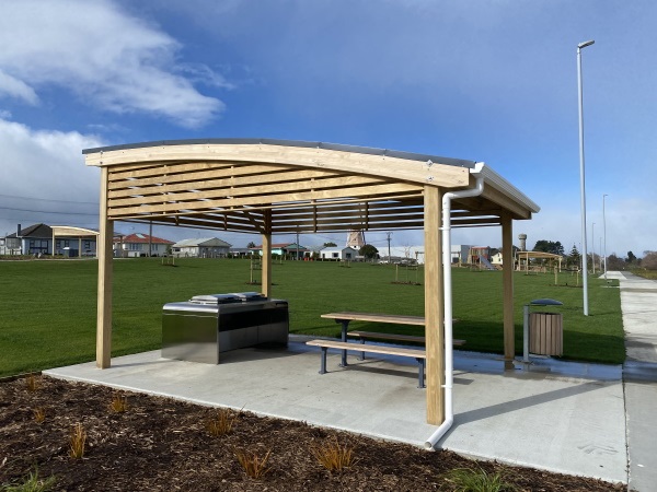 New play equipment installed at the River Loop Reserve.