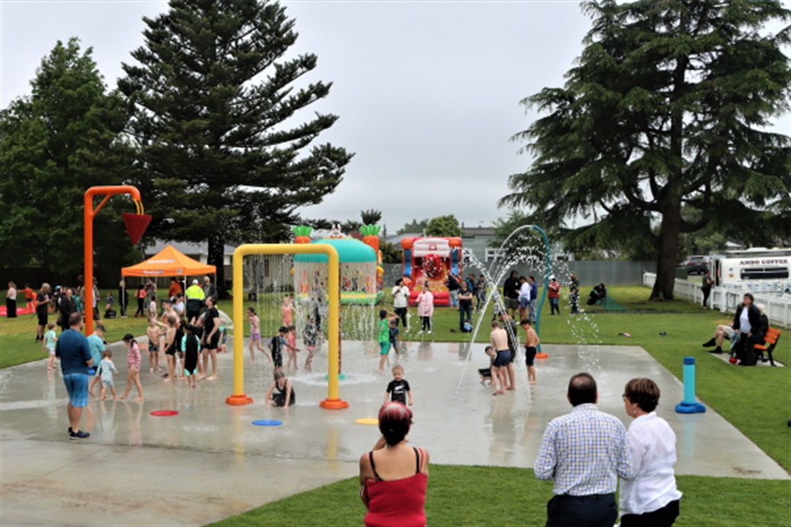 Jubilee Park Splash Pad - Levin.