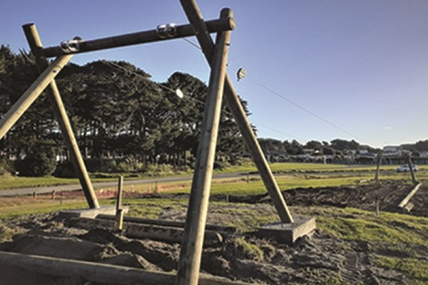 Check out the Flying Fox at Holben Te Wharangi Reserve Foxton Beach.