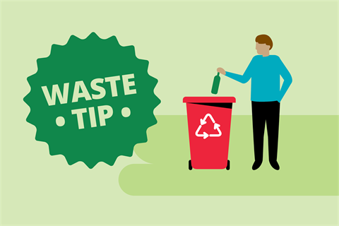 waste tips - Recycling bins 