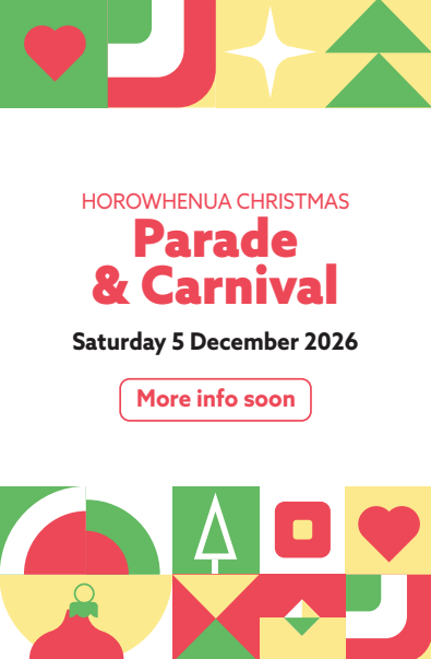 Christmas Parade and carnival - save the date.