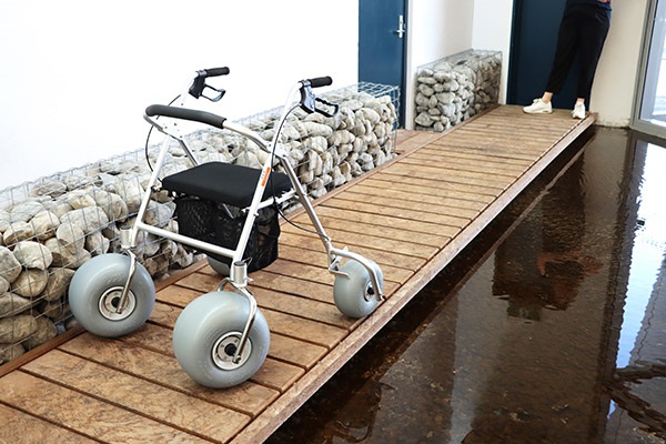 All Terrain Wheelchairs - One of the new WheelEEZ® all terrain rollators.