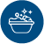 Icon for using a bowl.