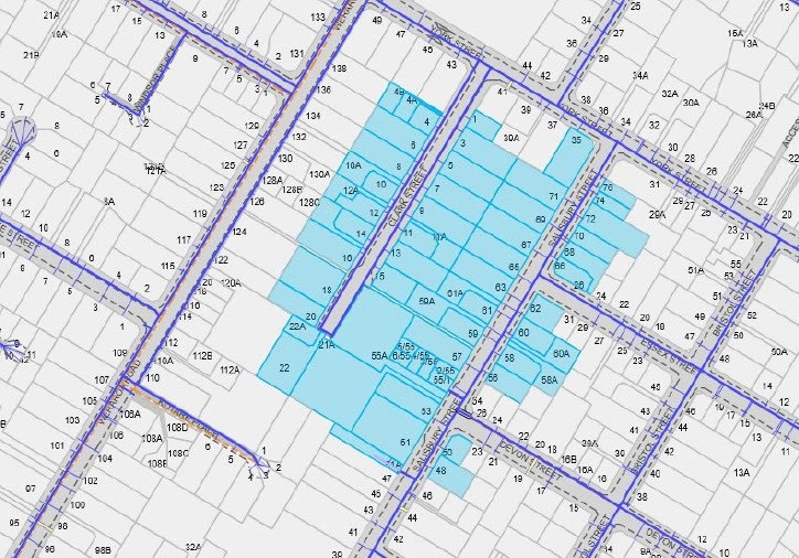 Water main shutdown map 16 July 2024