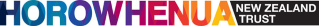 Logo for the Horowhenua New Zealand Trust logo.